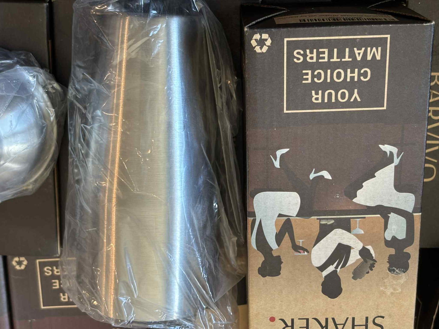 BARVIVO Cocktail Shaker Set – Professional Stainless Steel Bartender Kit