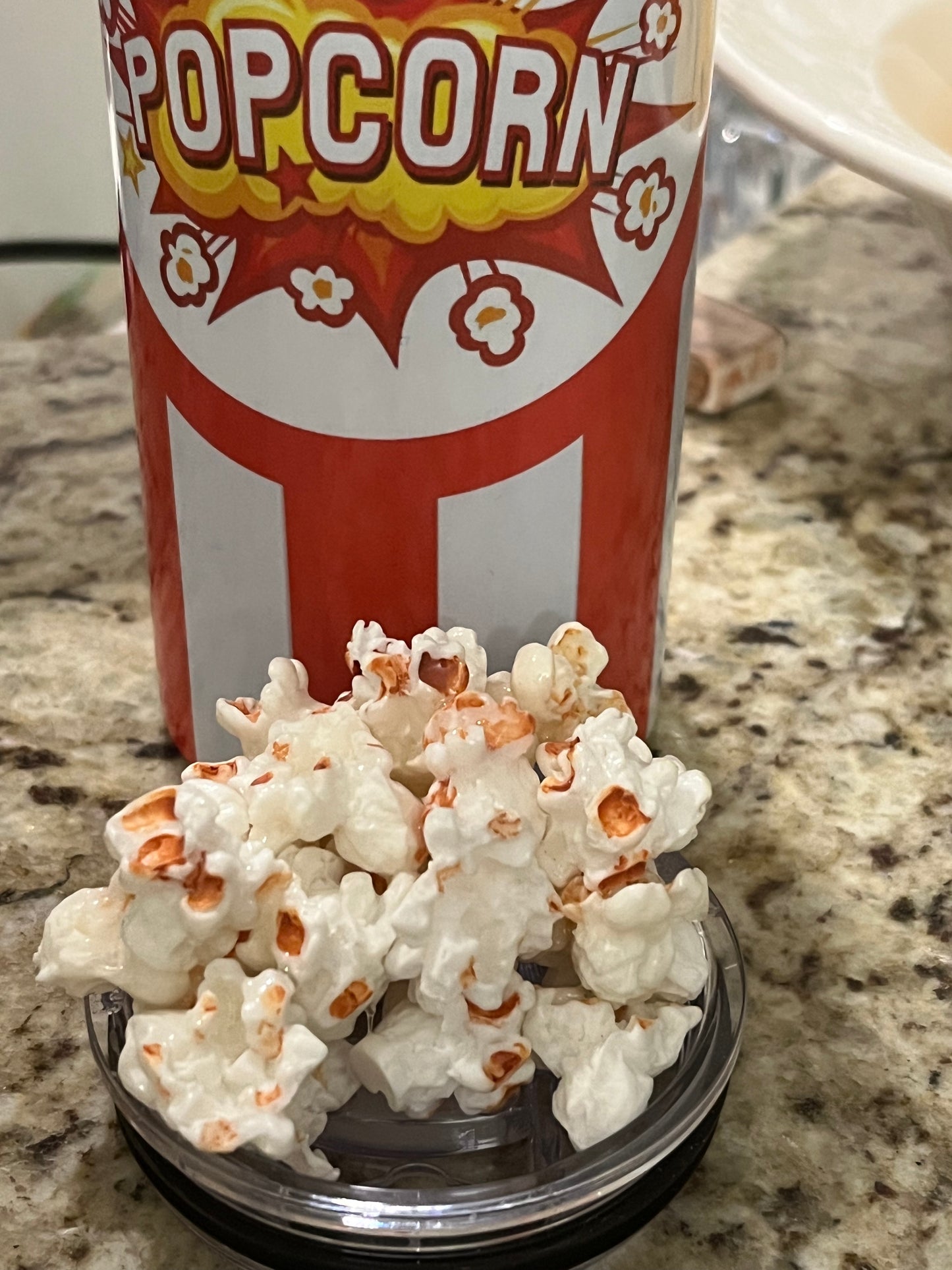 🍿 Movie Night Popcorn Tumbler Topper – Snack Lover’s Edition