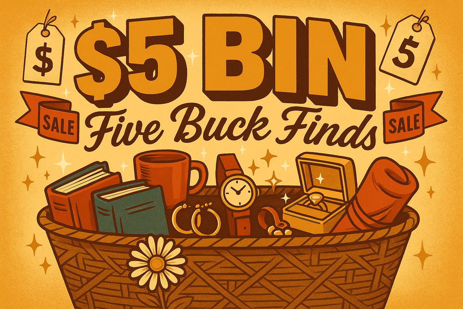 🟨 $5 Bin – “Five Buck Finds”