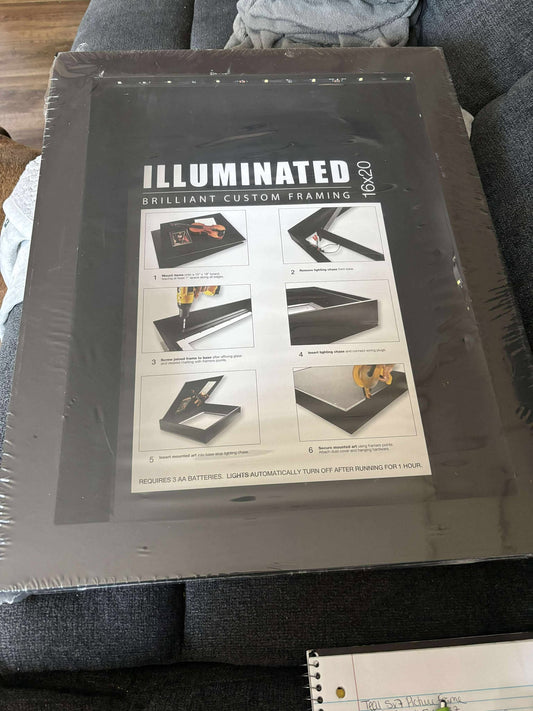 16x20 Illuminated Shadow Box Frame – Brilliant Custom Framing
