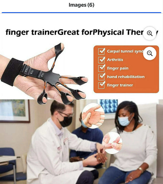 Finger Strength Trainer & Hand Exerciser – Guitar, Piano, Athletes, Rehab