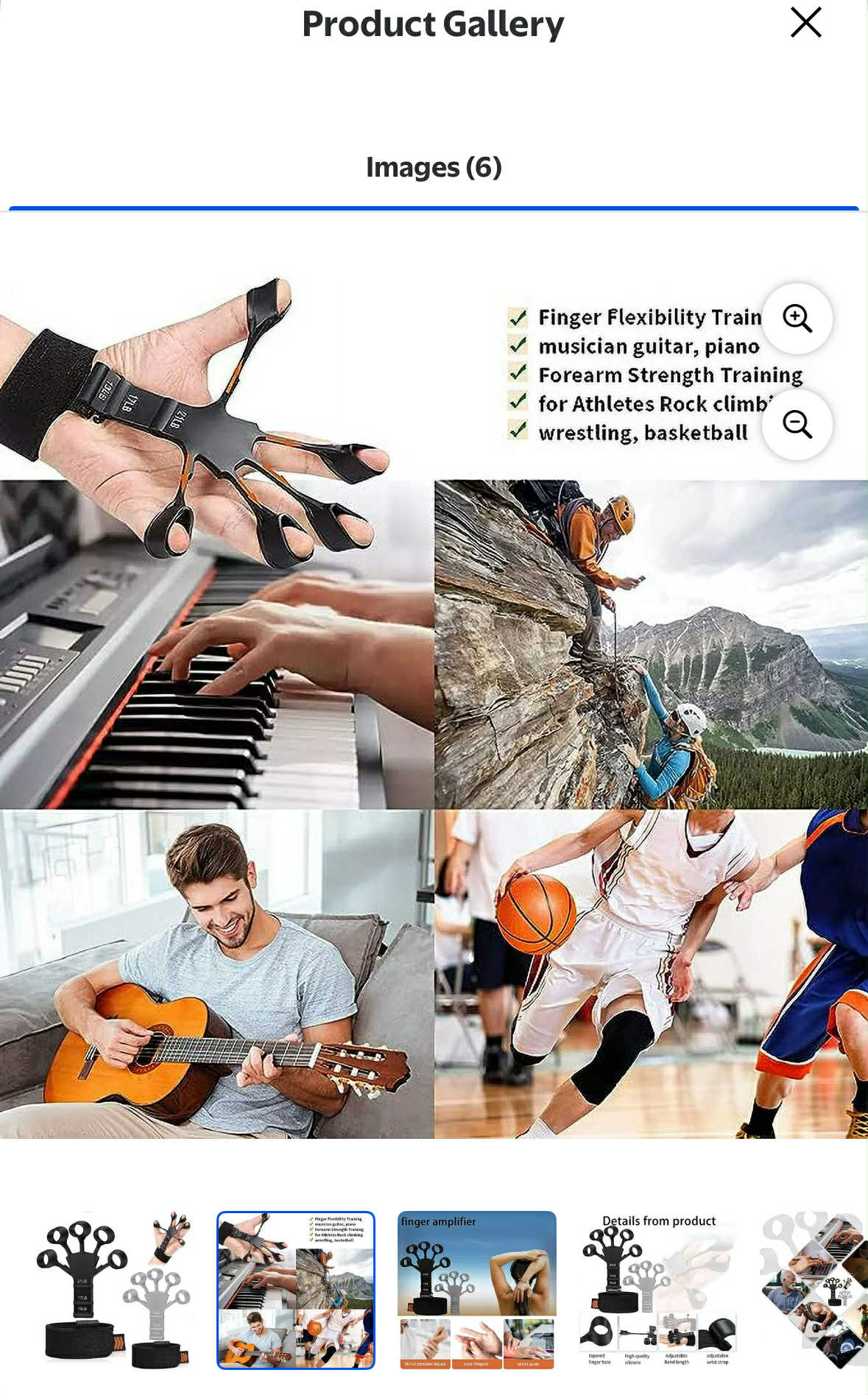 Finger Strength Trainer & Hand Exerciser – Guitar, Piano, Athletes, Rehab