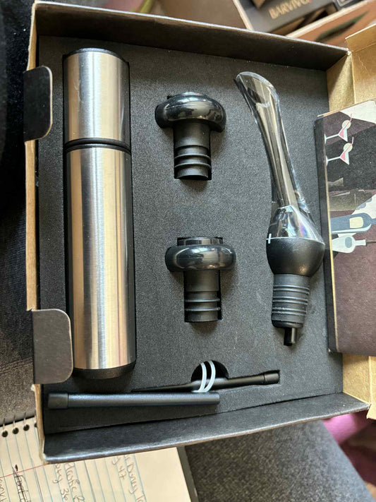 BARVIVO Wine Aerator & Vacuum Pump Set – Preserve & Perfect Every Pour