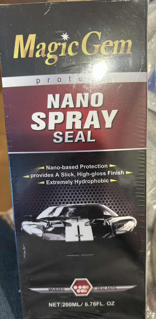 Magic Gem Nano Spray Seal – Car Wax & Polishing Kit (6.76 fl. oz)